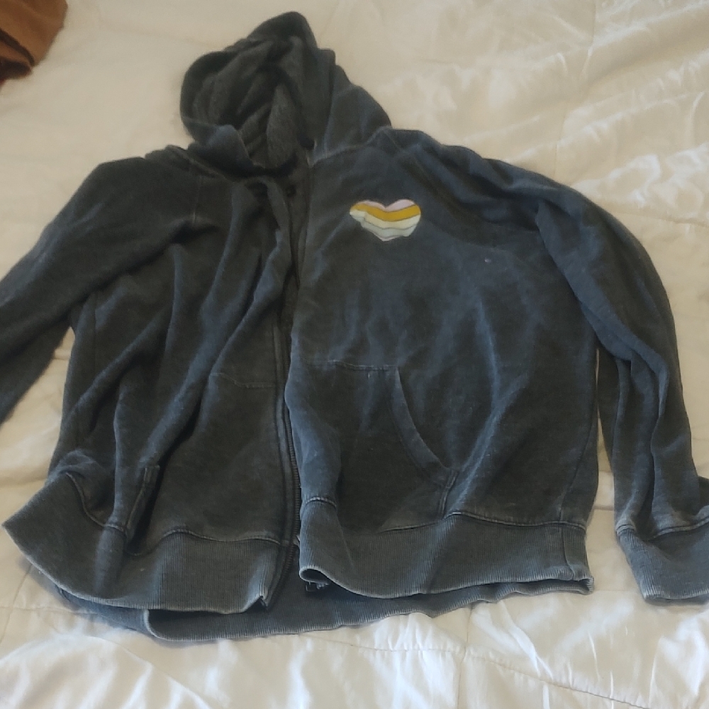 Torrid Charcoal Zip-Up Jacket